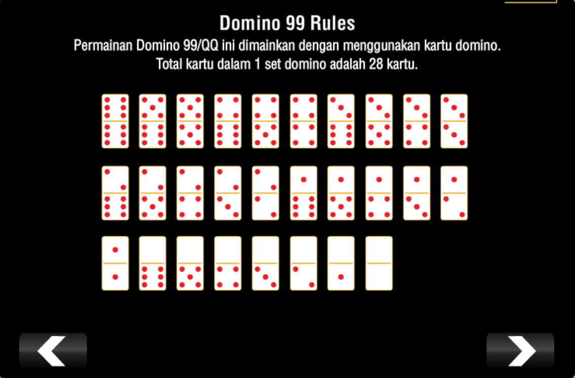 Aturan Set 28 Kartu Domino99 HPBOLA